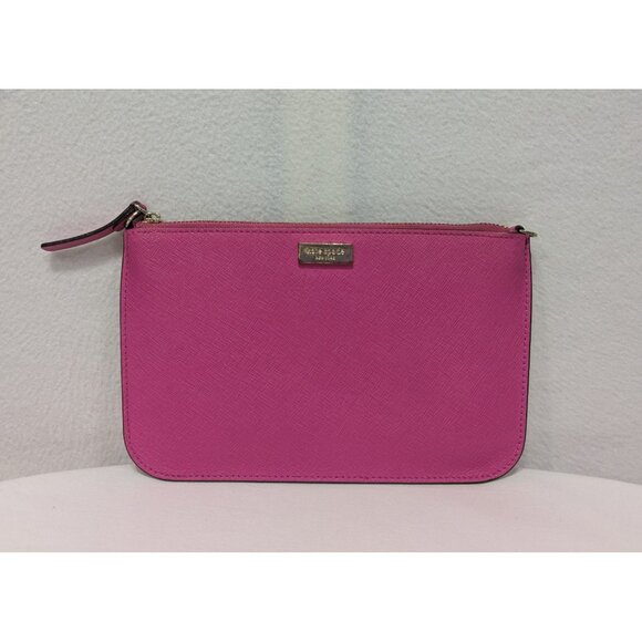Kate Spade Newbury Lane Lolly Pouch Wallet Pink WLRU1770 NO STRAP - Picture 1 of 12